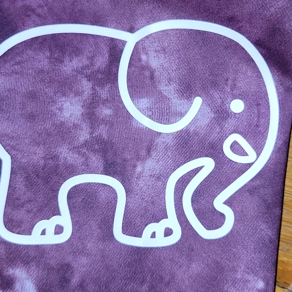 Ivory Ella purple reddish high waisted tie dye leggings xs - Picture 8 of 13